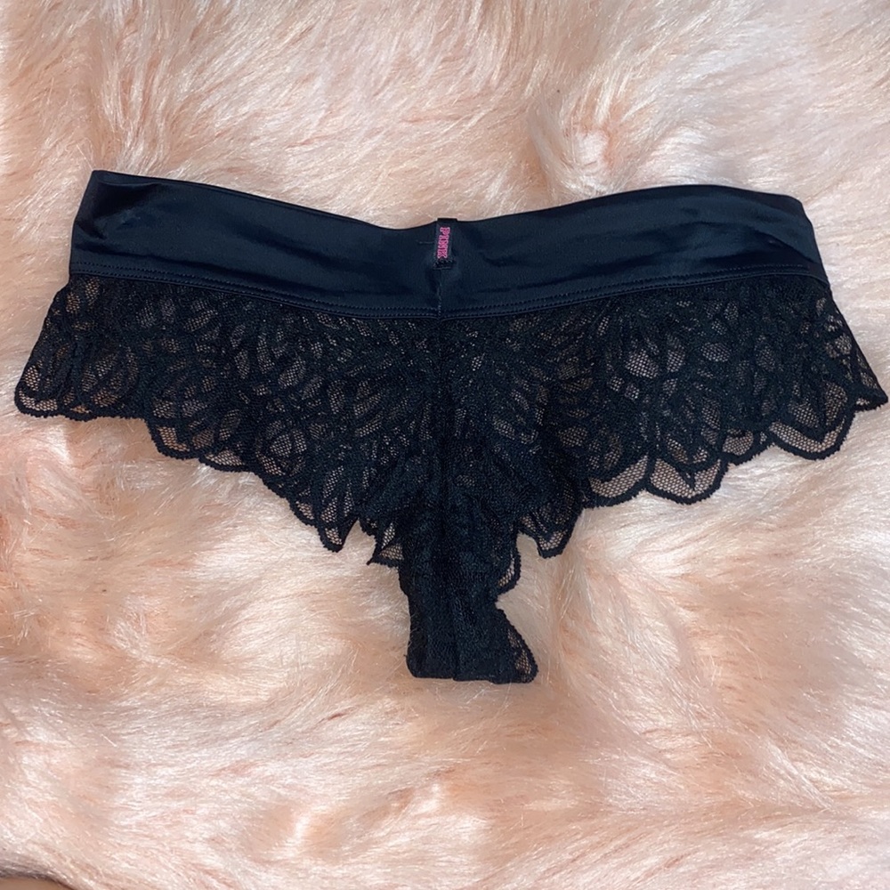 Pink Victoria Secret extra low rise cheekster size S